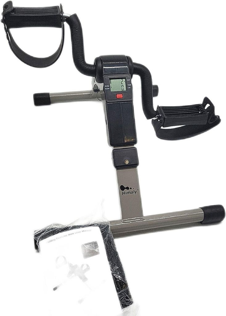 himaly Heimtrainer Fitnessgeräte mit LCD Monitor Einstellbarer Widerstand Training Zuhause