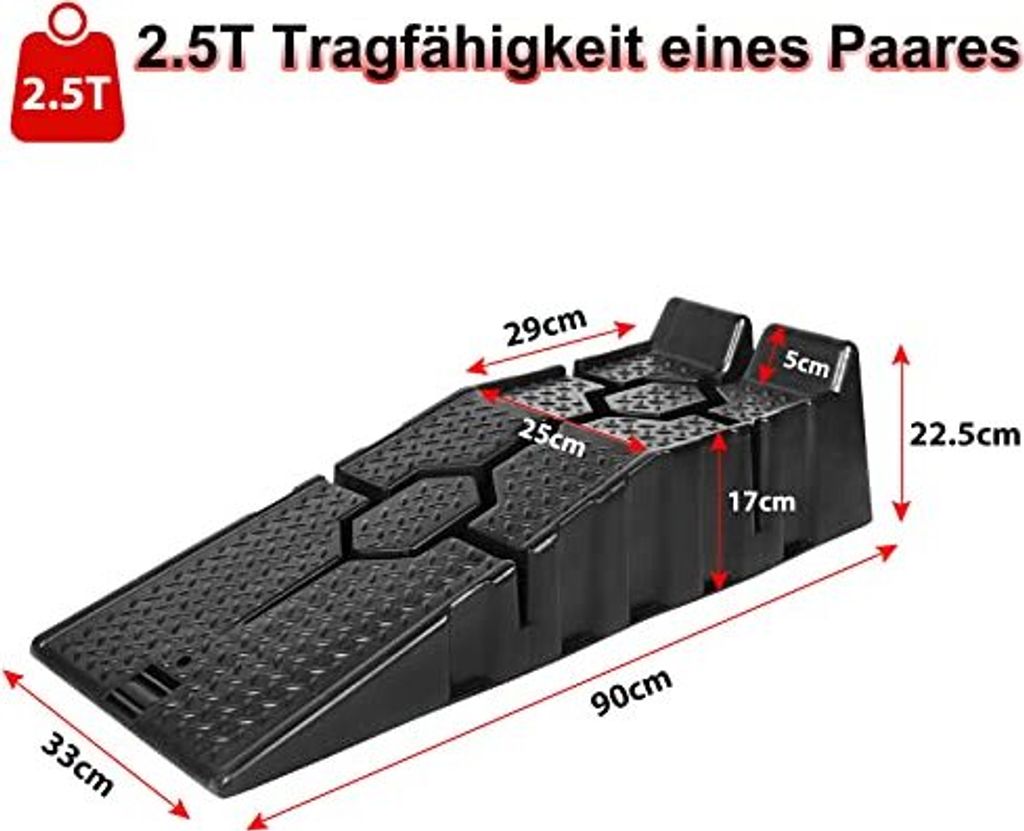 TRMLBE Rampy 2 kusy Plastová nakladacia rampa Sada Obrázok produktu 2