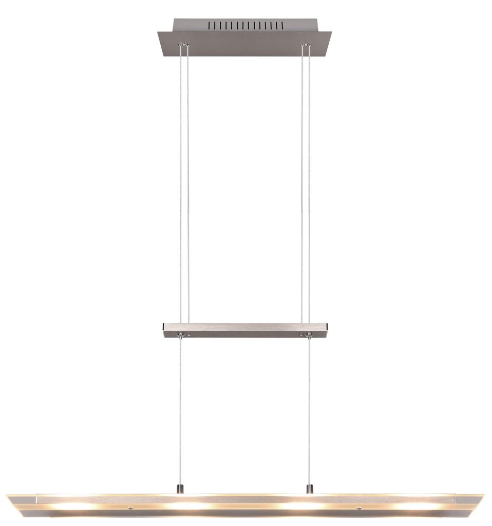REALITY LED-Pendelleuchte Milos R32004107 nickel-matt, 20 W, 2200 lm, 3000 K