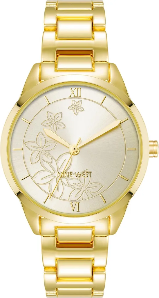 Montre bracelet femme analogique chic NW/3016CHGB dorée et champagne