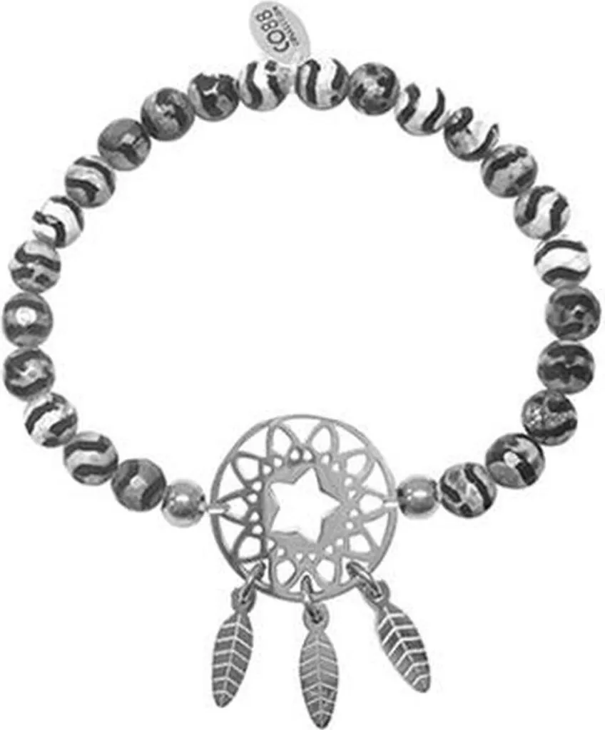 Bracelet femme CO88 Collection 8CB-80030 coloré en acier et perles