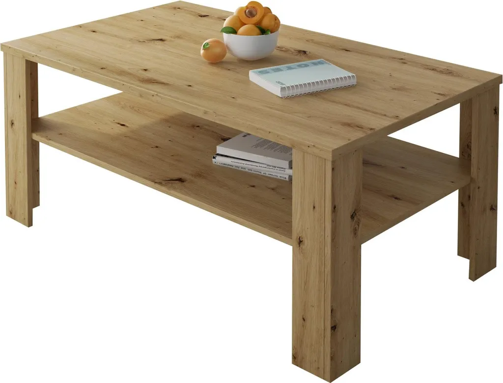 Table Basse Rora Chêne Marron : Finissez-en avec le Désordre du Salon