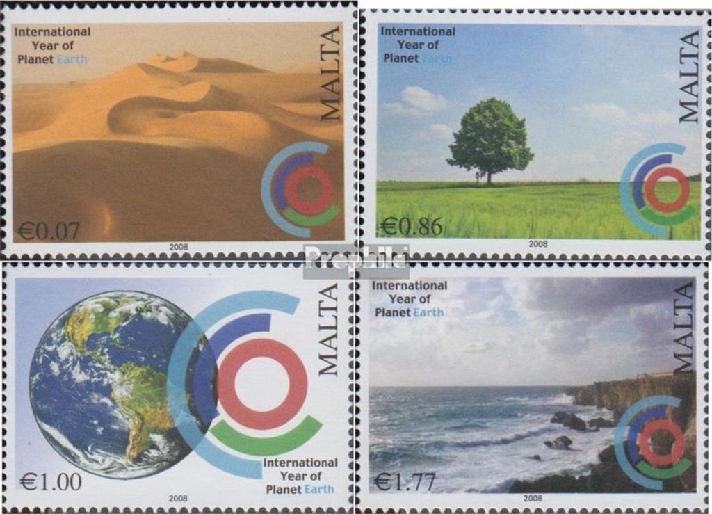 Briefmarken Malta 2008 Mi 1573-1576 (kompl.Ausg.) postfrisch Erde