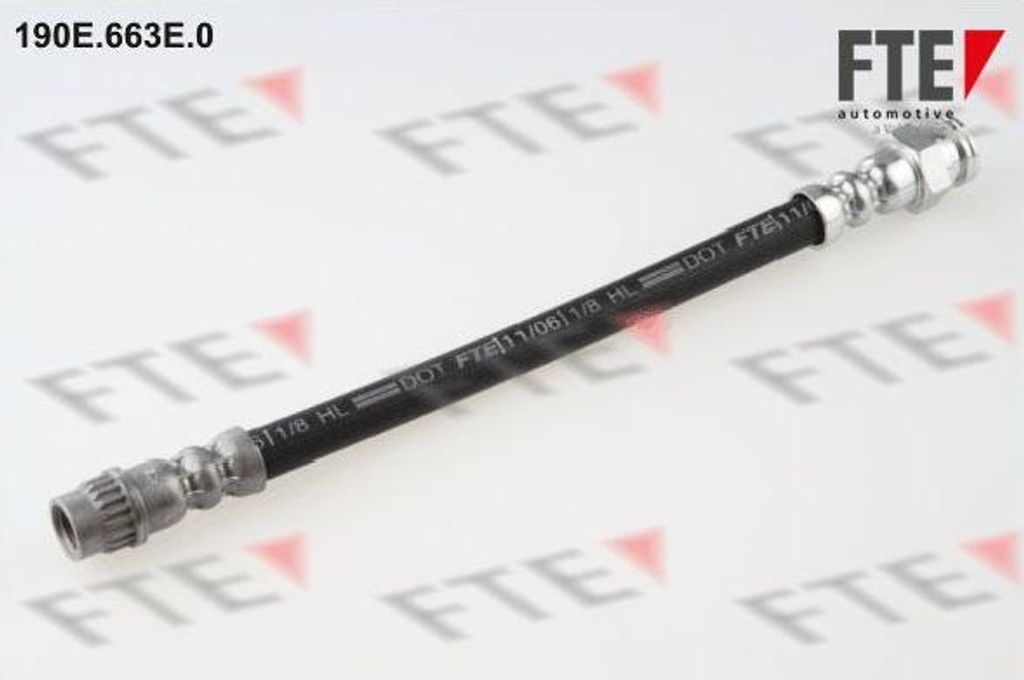 FTE 190E.663E.0 Bremsschlauch OE 1623257180 kompatibel mit 307, RCZ, 308, 3008, 1007, DS4, C4, C4er, C3, C2