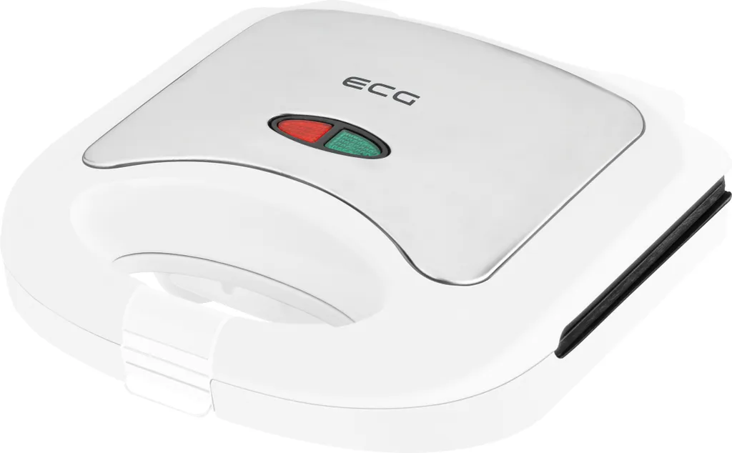 Sandwich Maker ECG S 3271 Bianco | Design Essenziale 750W Potenza
