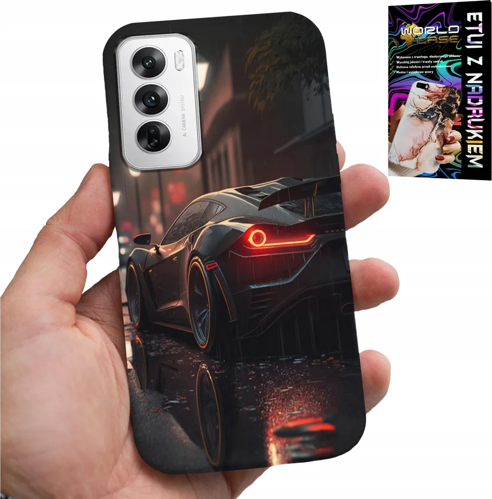 Custodia Protettiva Oppo Reno12 5G Auto Sportive - Edizione Limitata