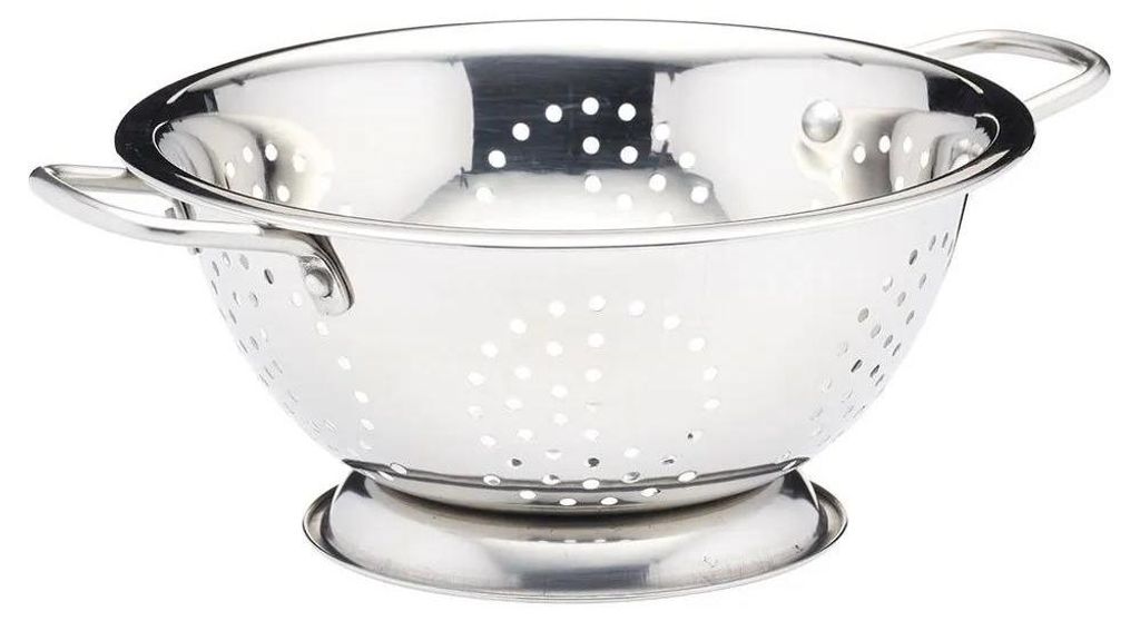 KitchenCraftKitchenCraft Sieb, Abtropfsieb, Edelstahl, Doppelgriff, 24 cm