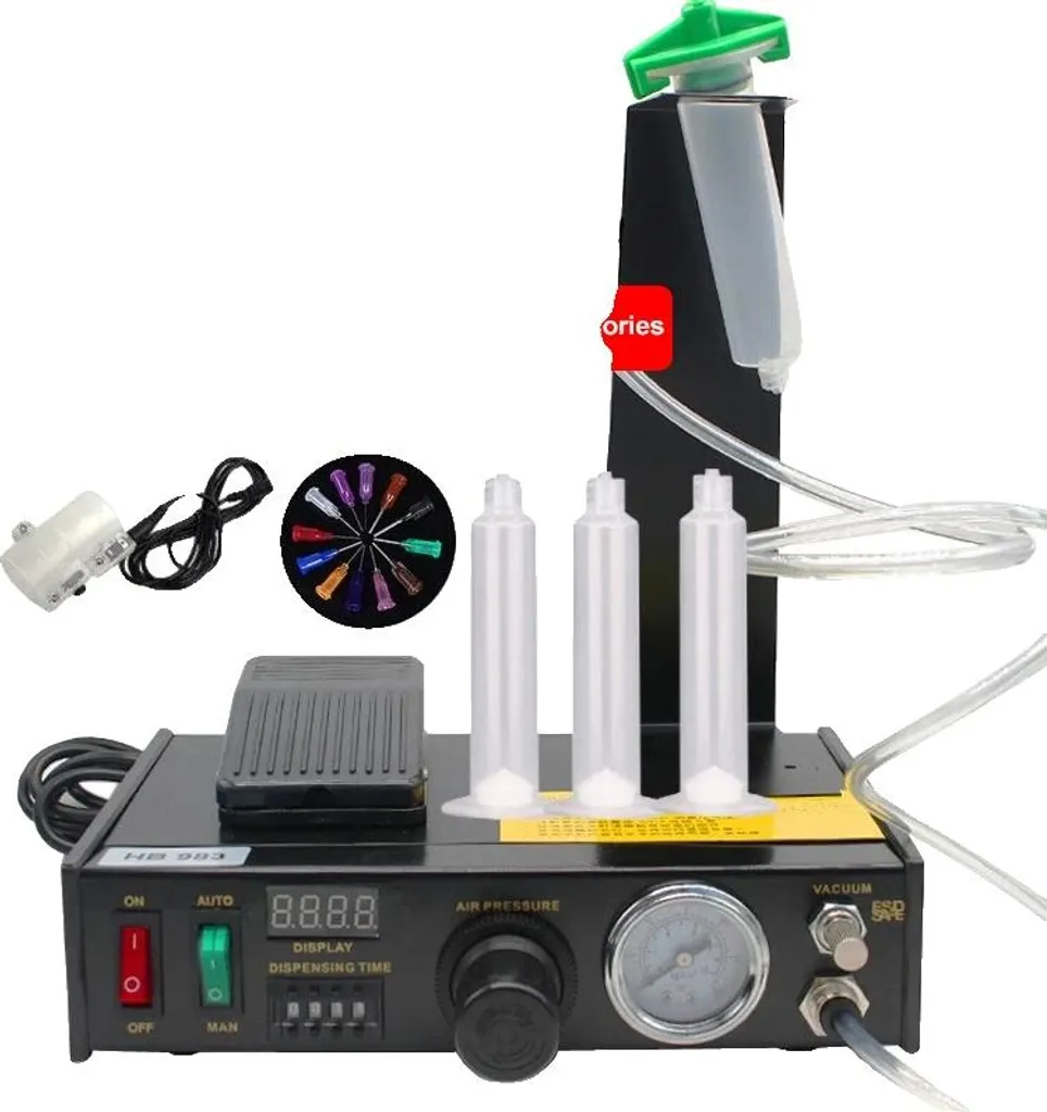 Distributeur pneumatique avec dosage précis et mode HB-983 Auto