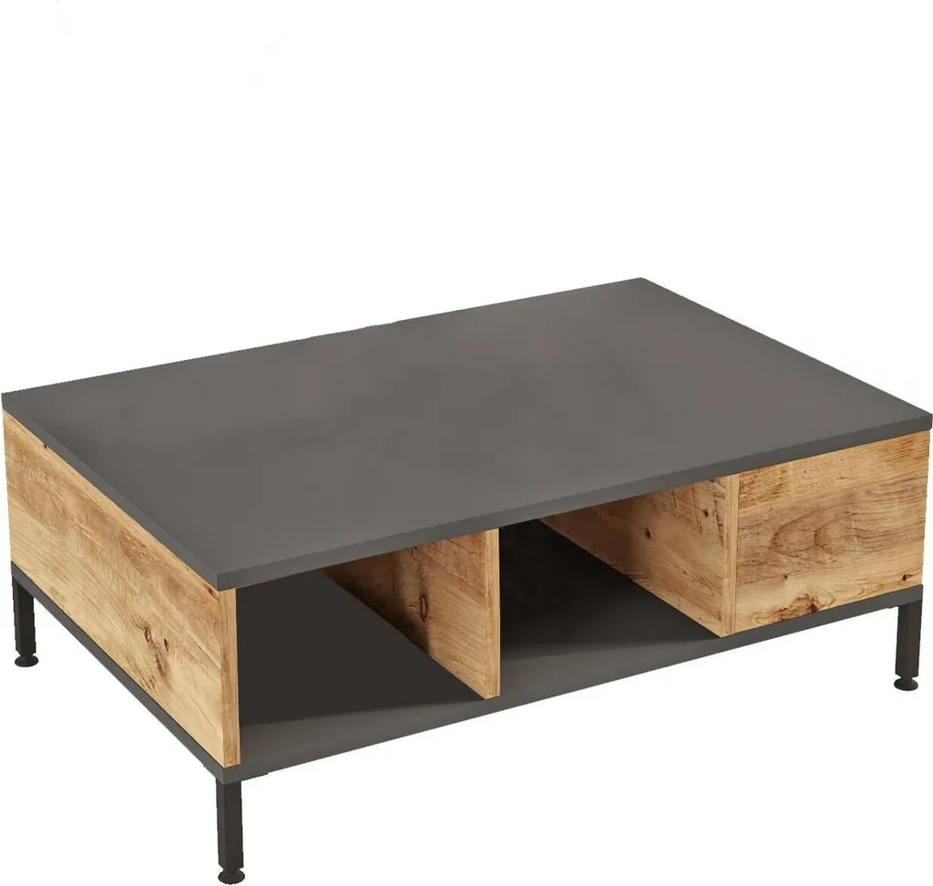 Table basse Lemie 90x60x33cm : finissez-en avec le désordre au salon