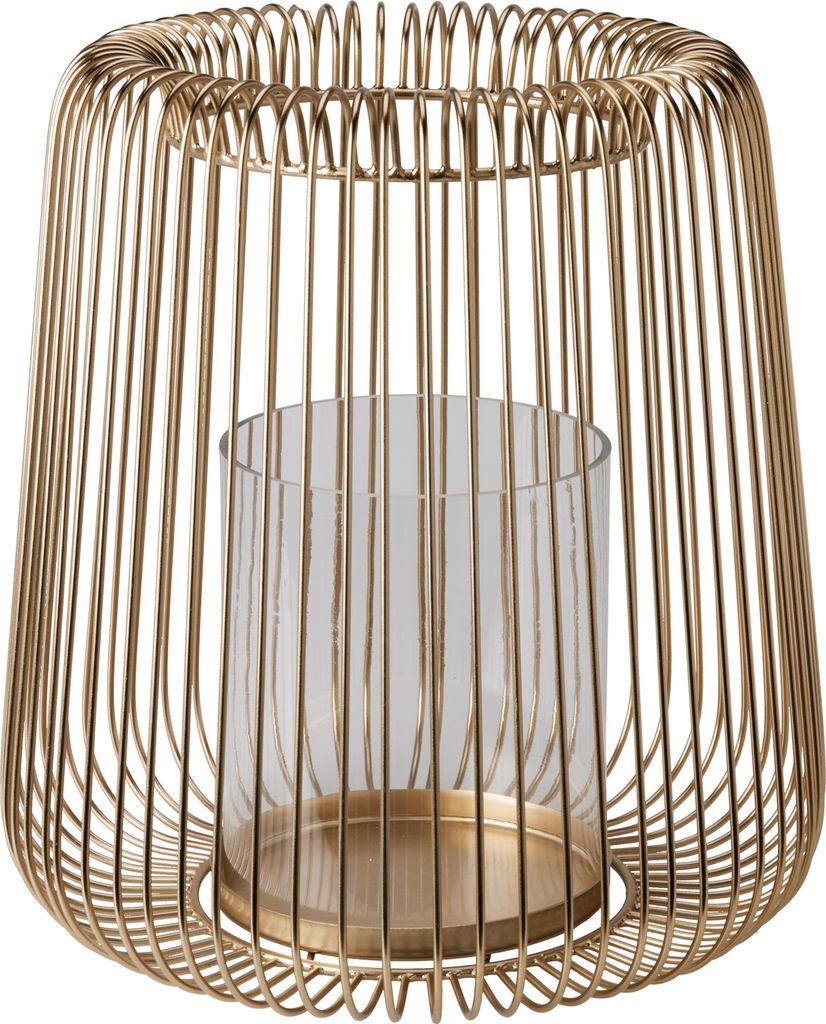 Windlicht Goldstäbe DEKO