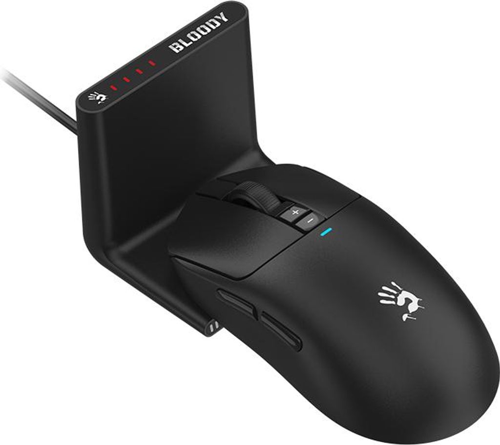 A4TECH Bloody R72 Pro Duo Kabellose Maus 2,4G+USB Schwarz