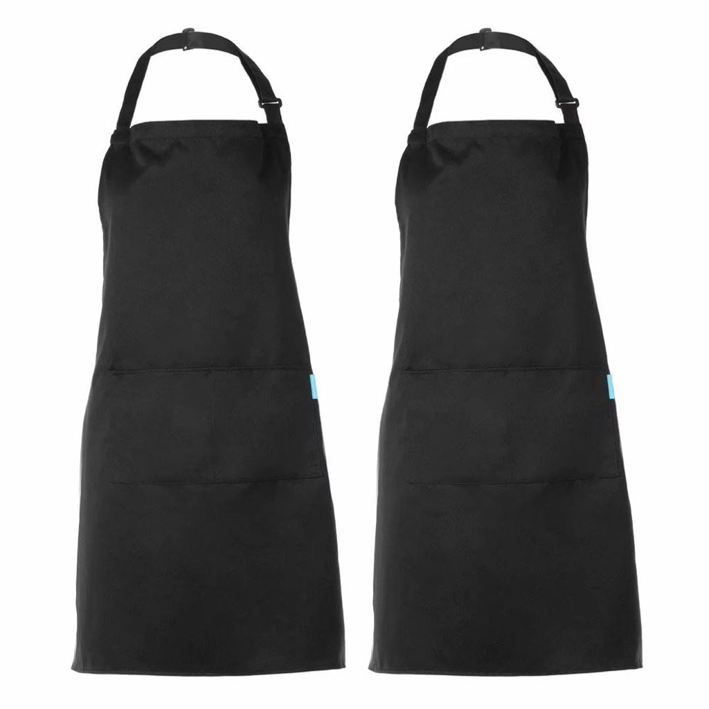 Mode Latzschürze Küchenschürze Kochschürze Schürz Mit Tasche Für Frauen Dame 