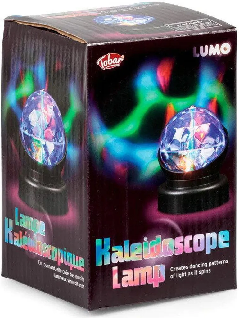 Lampe kaléidoscopique Tobar pour stimuler l'éveil visuel des petits