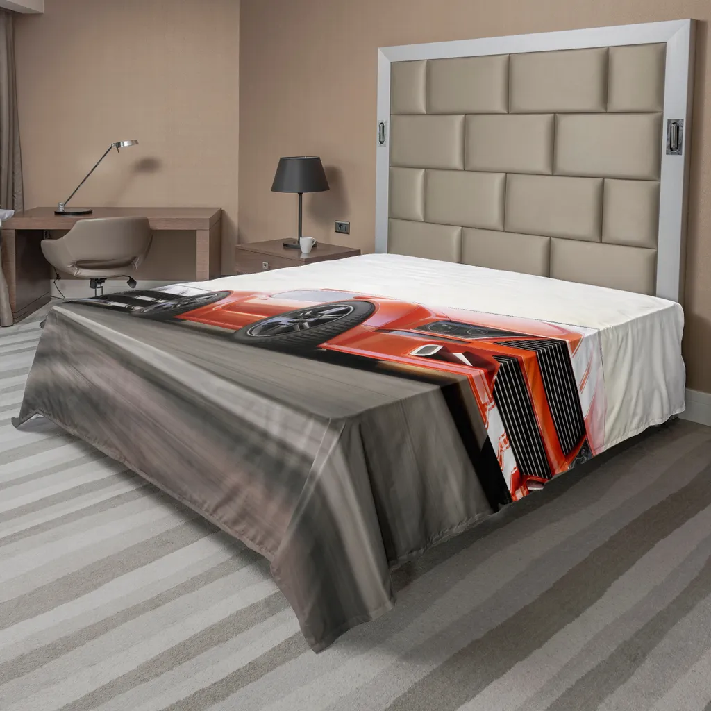 Offerta Lenzuolo ABAKUHAUS Auto Sportive 244x205cm - Microfibra Top