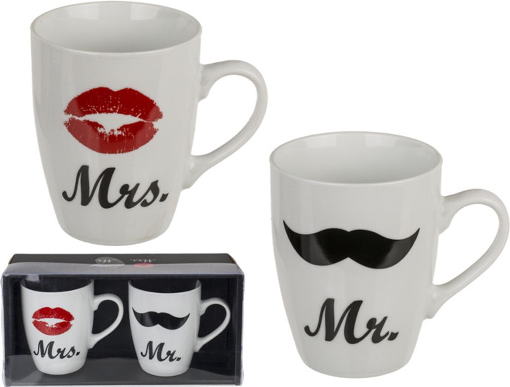 New Bone China-Becher, Mr. & Mrs., Produktbild 11