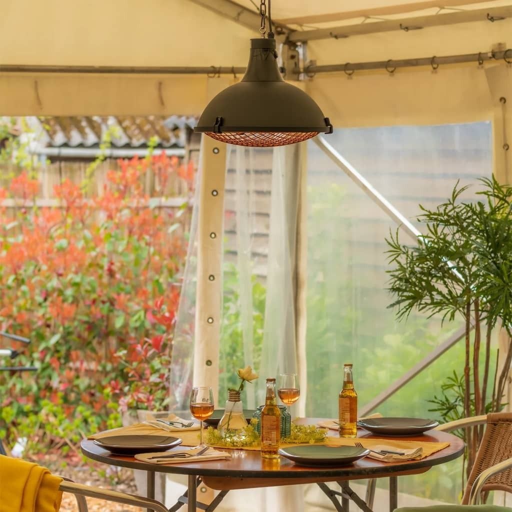 Promiennik sufitowy Sunred Indus II 2100W halogen czarny Zdjęcie produktu 10