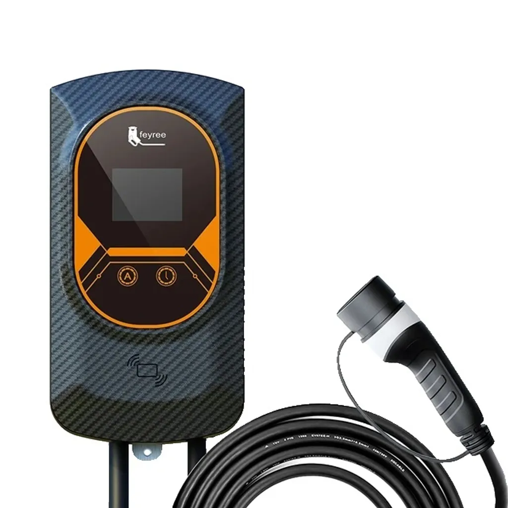 Borne Recharge 11kW Type 2 Maison - Wallbox 32A Rapide Triphasée