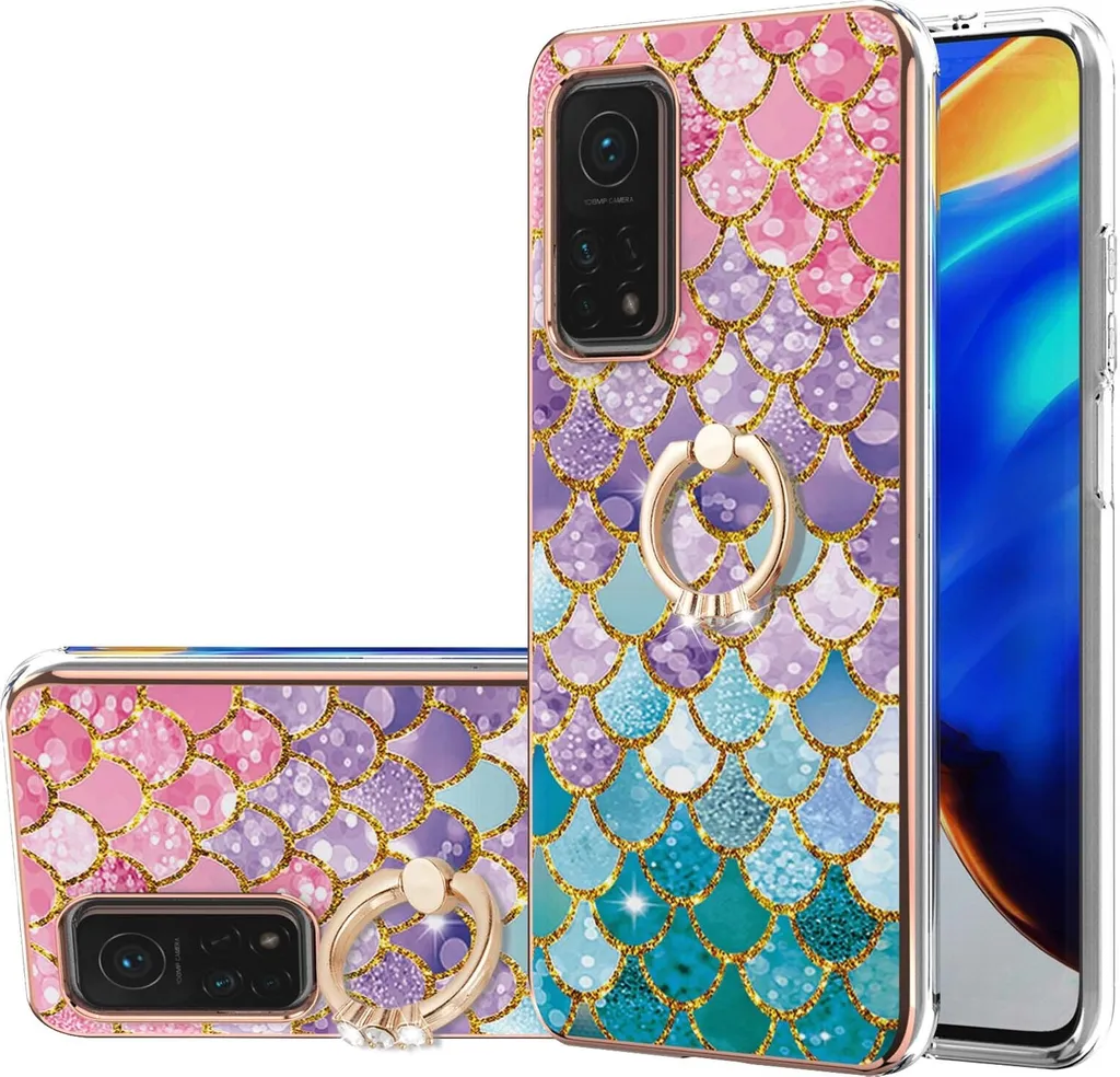 Custodia Xiaomi Mi 10T / 10T Pro in Silicone TPU con Anello Supporto