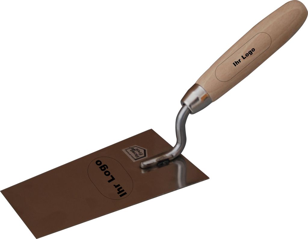 STUBAI Berner Putzkelle rostfrei met.rot.Grif f 140 mm