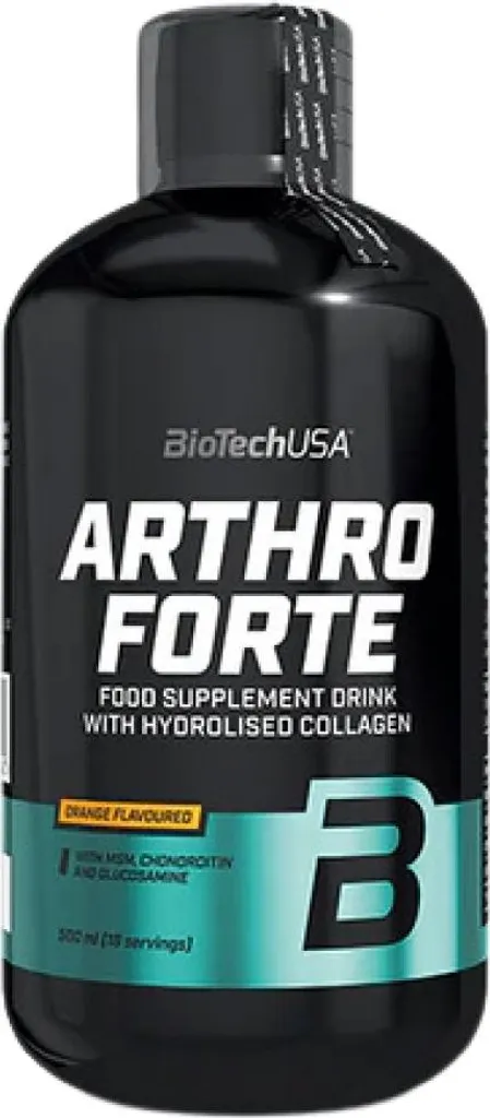 BioTech USA Arthro Forte Liquid 500ml Orange pour le Confort Articulaire