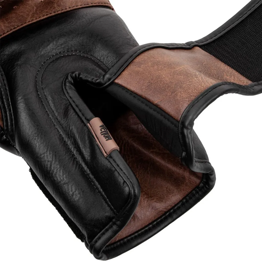 Gants de boxe pour entraînement Venum Impact 12 oz Noir Marron polyvalent - 5