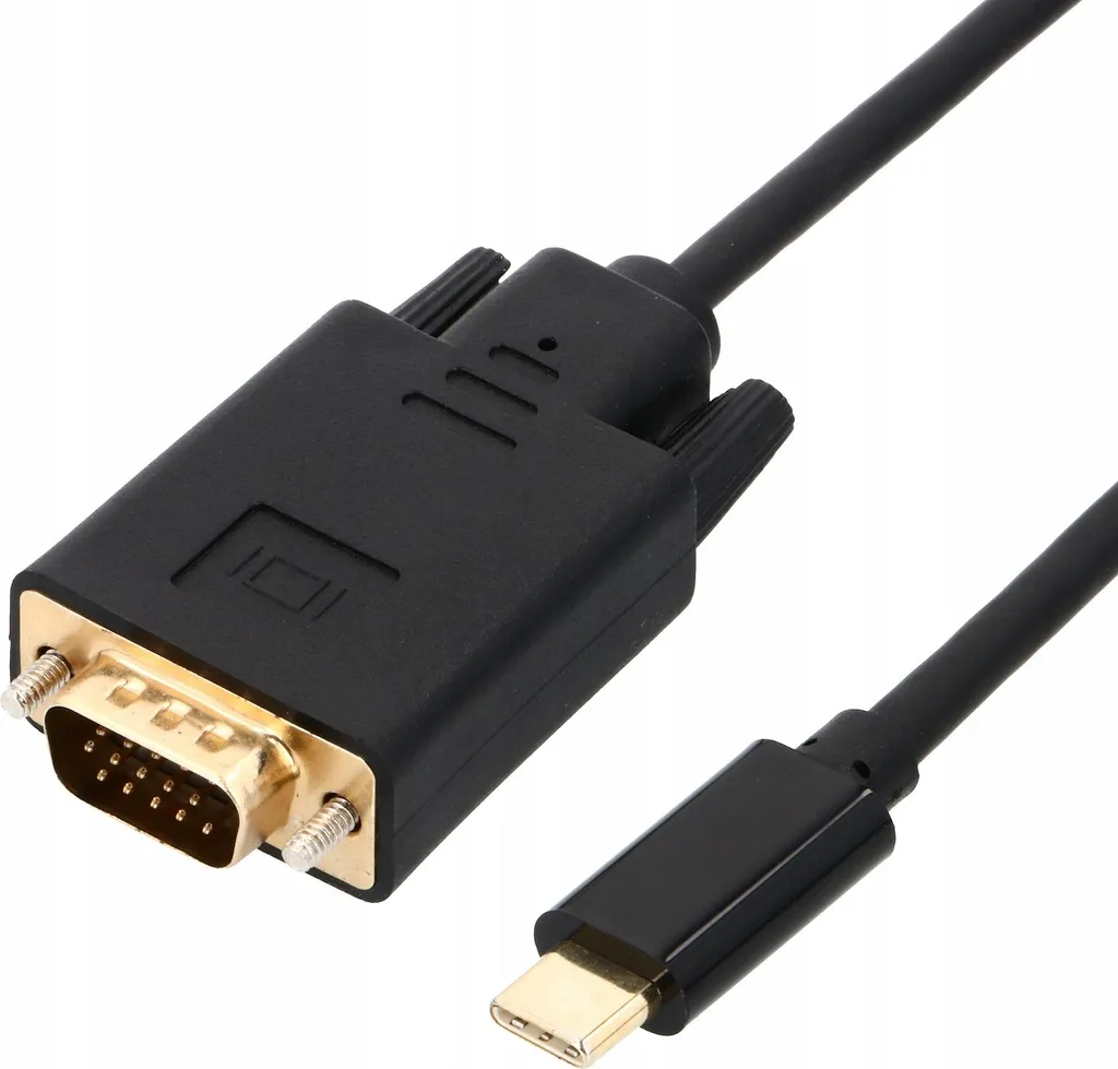 Câble USB-C vers VGA 1,8m : Solution Vidéo pour Écran Ancien et MacBook