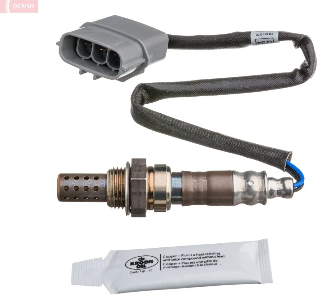Sonde lambda DENSO DOX-1378 - Capteur d'oxygène d'origine pour moteur