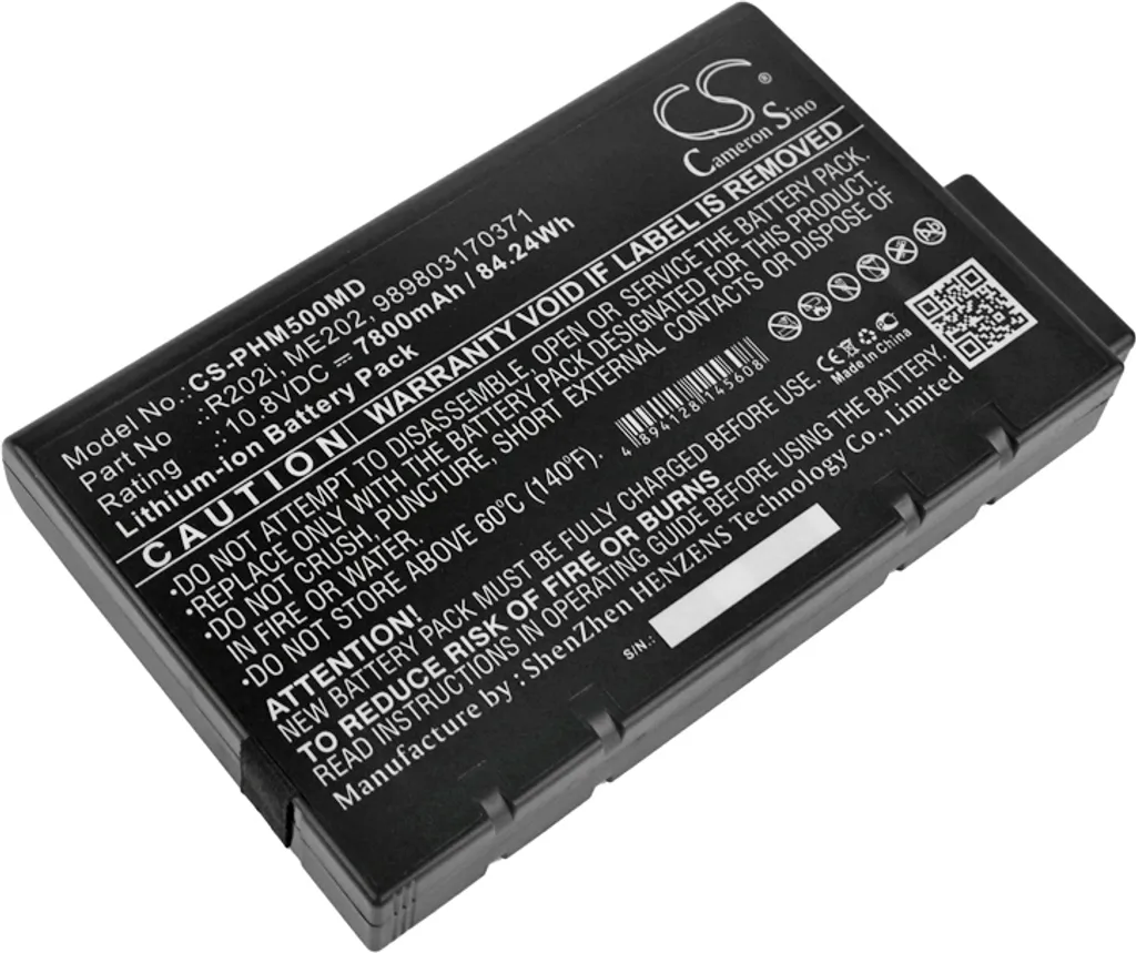 Batterie TECHTEK pour Philips Effica CM100 et CM120 remplace ME20 LI-ION