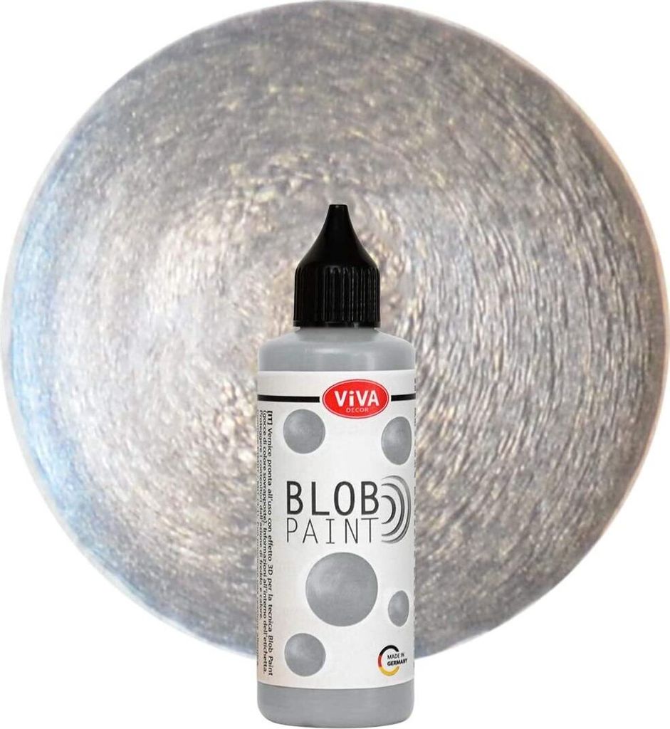 ViVA DECOR Blob Paint 90 ml silber-metallic