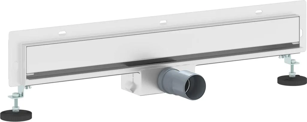 Scarico Doccia Parete vidaXL 60cm Argento - Inox 304 Anti-ruggine