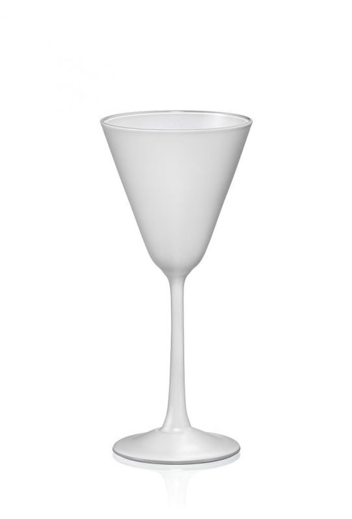 Likörgläser Schnapsgläser Espresso Martini Kristallglas Praline Coconut weiß matt Kristallgläser 90 ml 4er Bohemia Crystalex