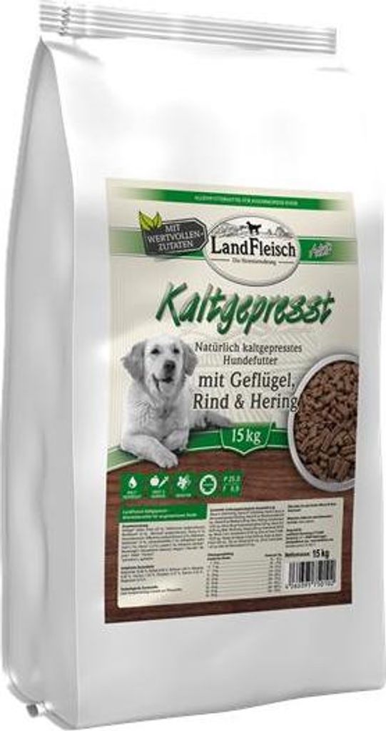 Landfleisch Dog Natur kaltgepresst - 15 kg