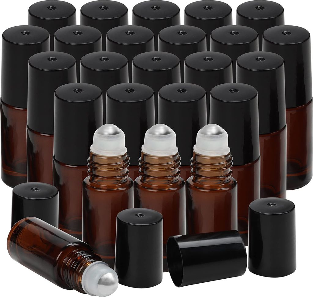 BELLE VOUS Roll On Flasche leer 5ml (24er Pack) - Flasche Produktbild 