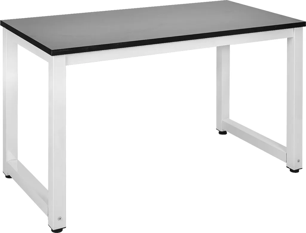 Table d'ordinateur Modèle 120cm Bureau PC Noir Design Ergonomique