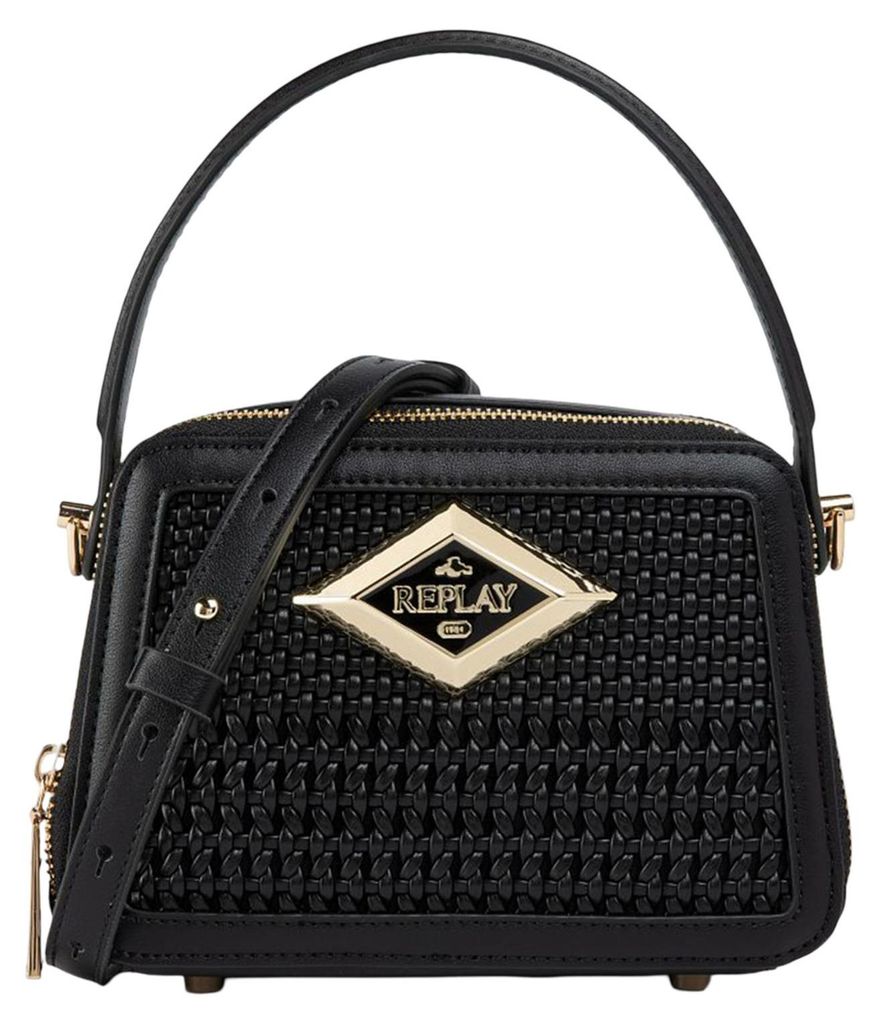 REPLAY Handtasche Umhängetasche Handbag Black schwarz