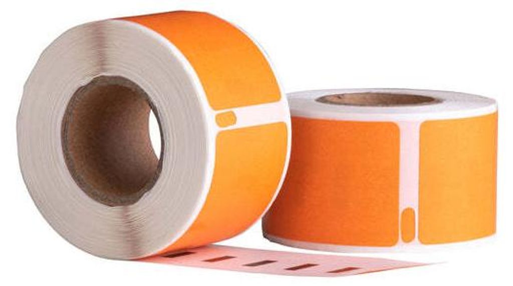 Dymo 99010 Orange kompatible Etiketten -  89 mm x 28 mm -  Produktbild 