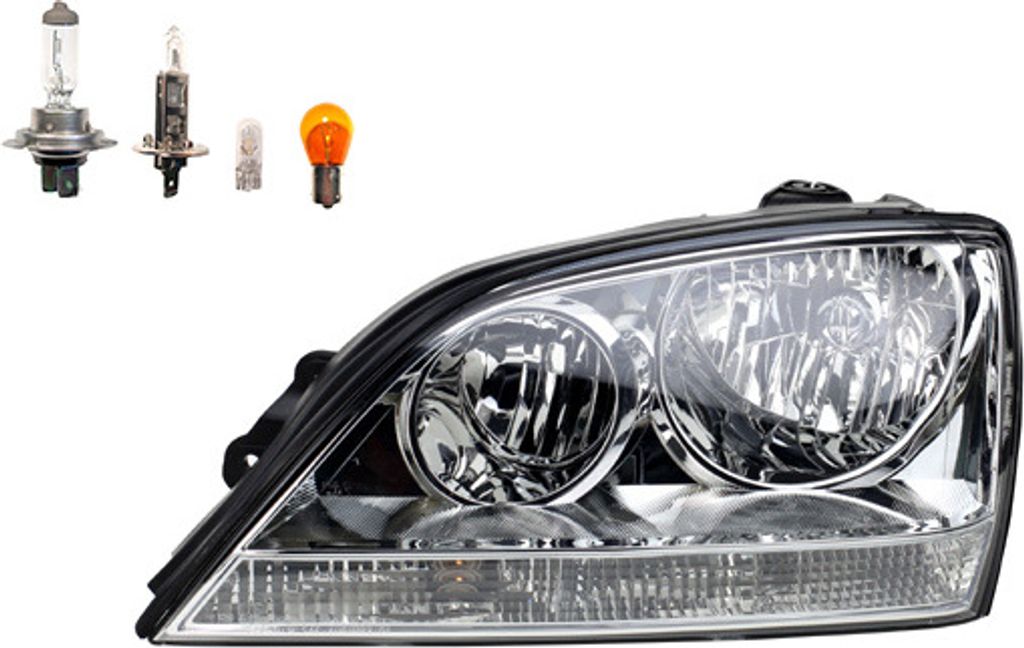 Johns, Scheinwerfer Halogen passend für Kia Sorento JC 08/2002-06/06 Links Leuchtmittel 9,21013E+65