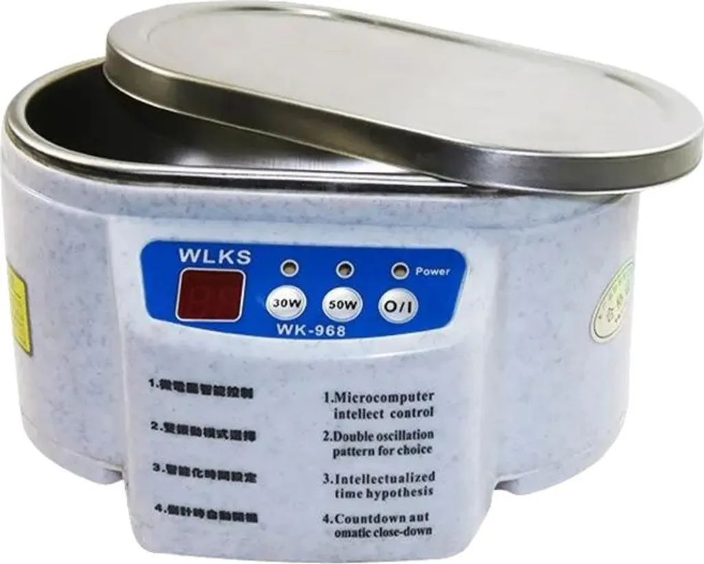 Nettoyeur à ultrasons 200137-50W pour décrasser vos bijoux ternis EU