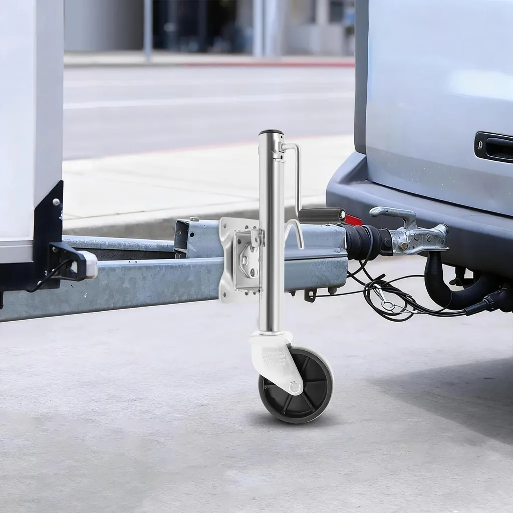 Roue jockey 540 kg en acier au carbone - Roue 15,24 cm ultra robuste - 5