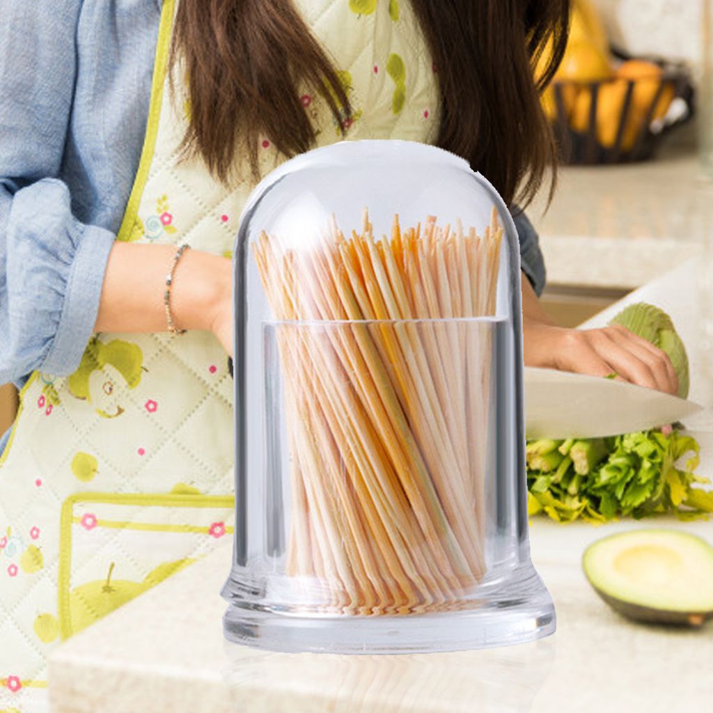 Zahnstocherflasche elegante saubere zylindrische Form ohne Geruch Zahnstocher für Zuhause