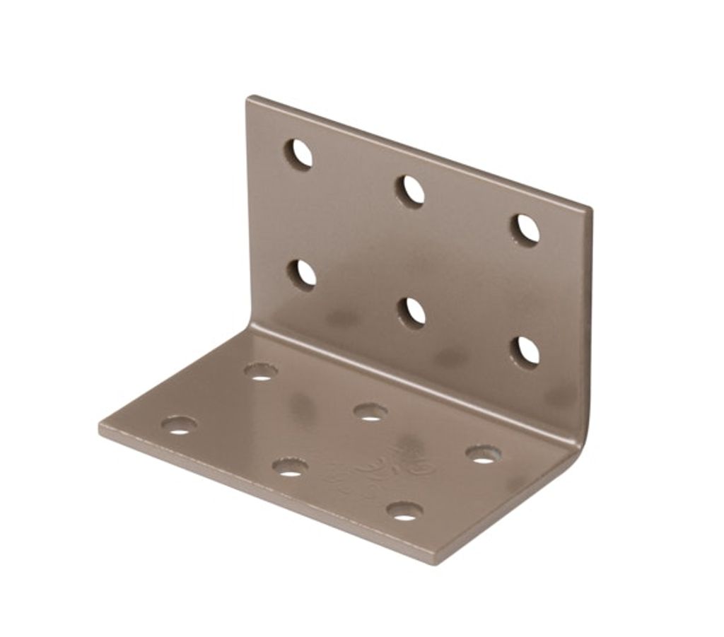 Alberts DURAVIS Lochplattenwinkel, perlbeige 40 x 40 x 60 mm