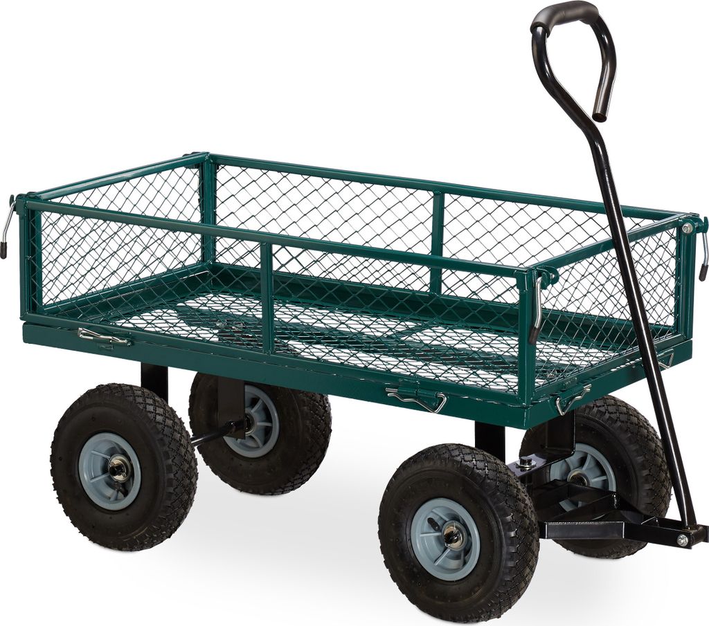 Relaxdays Handwagen, praktischer Bollerwagen für den Produktbild 