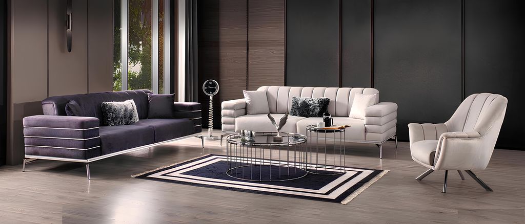 Sofagarnitur 3 3 1 Design Couch Polster Sofas Modern Gruppe Set Neu