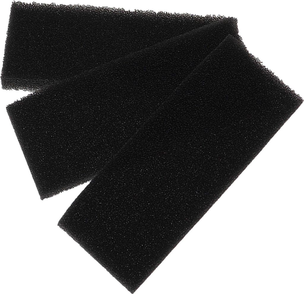 vhbw 3x Staubsaugerfilter Ersatz für Kärcher 6.414-802.0 Filter für Staubsauger - Schaumstofffilter Schwarz