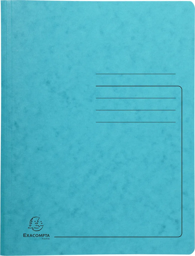 Exacompta 240236E Turchese: Cartella Portfolio A4 in Colorspan 355g