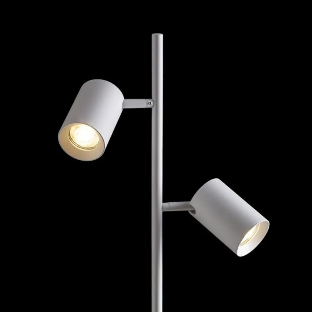Lampadaire de lecture blanc FLYNN II idéal pour coin bureau ou salon