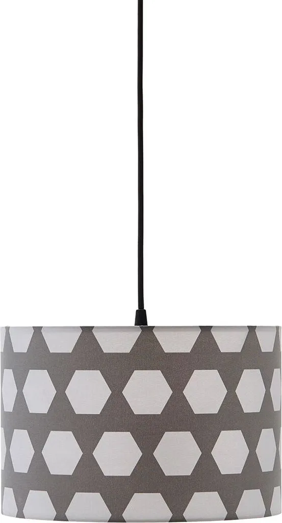 Luminaire Chambre Bébé Gris Hexagon - Éclairage Tamisé et Design Enfant
