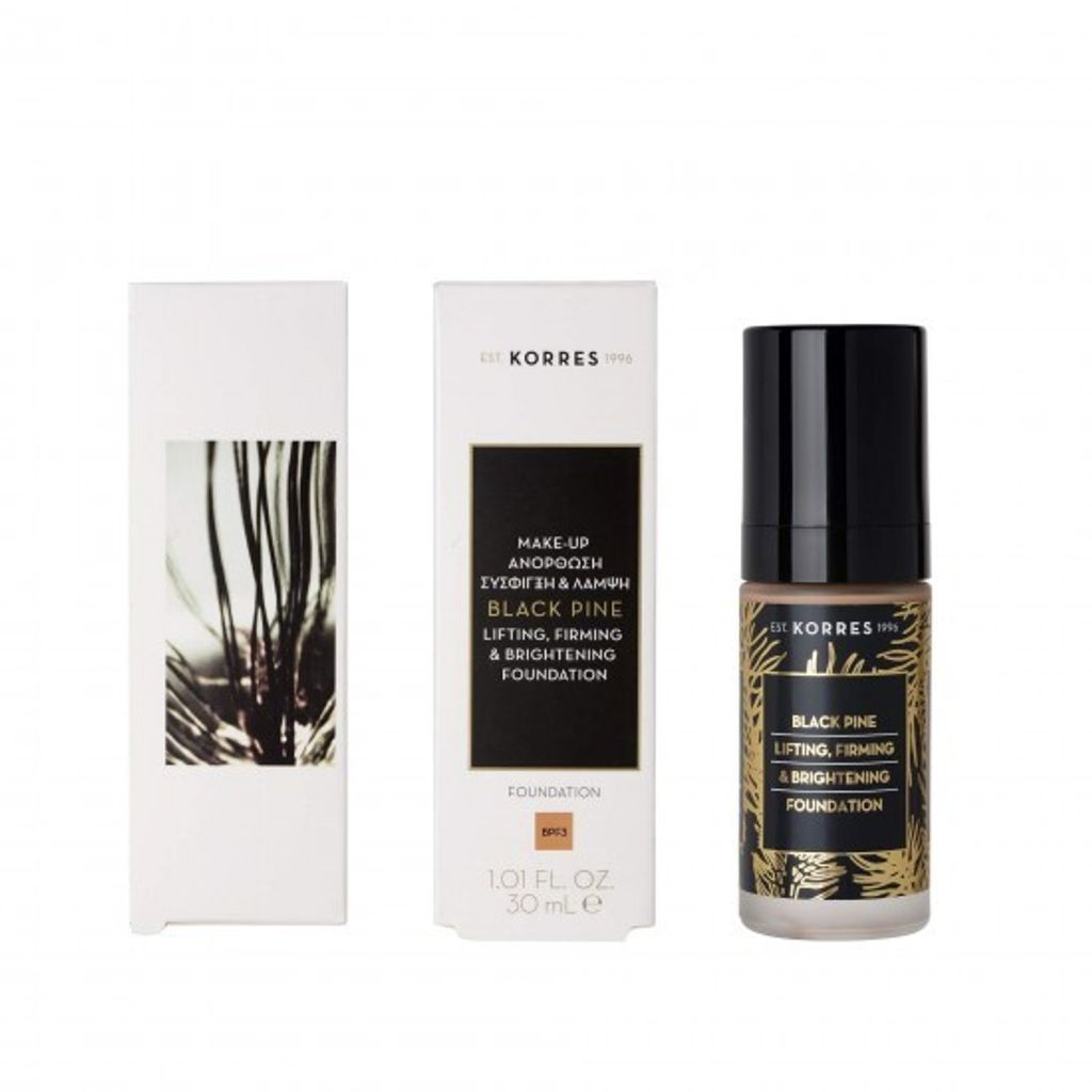 KORRES Schwarze Kiefer Lifting-, Straffungs- & Aufhellende Foundation BF03 30ml