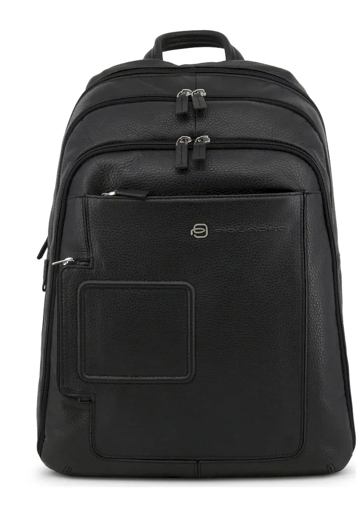 Sac de Travail Homme Piquadro SF20664 Noir en Textile Idéal Ville et Bureau