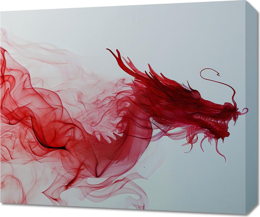 Bild 60x50cm Drachenaufstieg